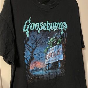 Goosebumps Horrorland Black Graphic Tee
